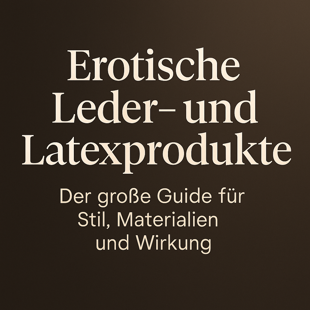 Erotische Leder und Latexprodukte Blog