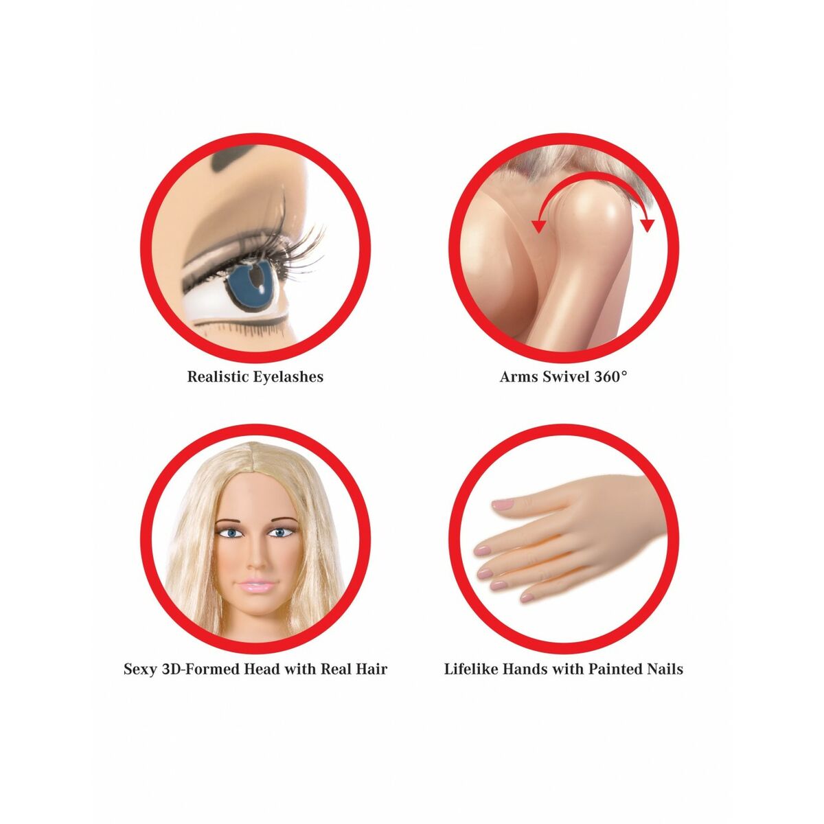 Aufblasbare Puppe Hannah Harper Nova Rico - FlowNight