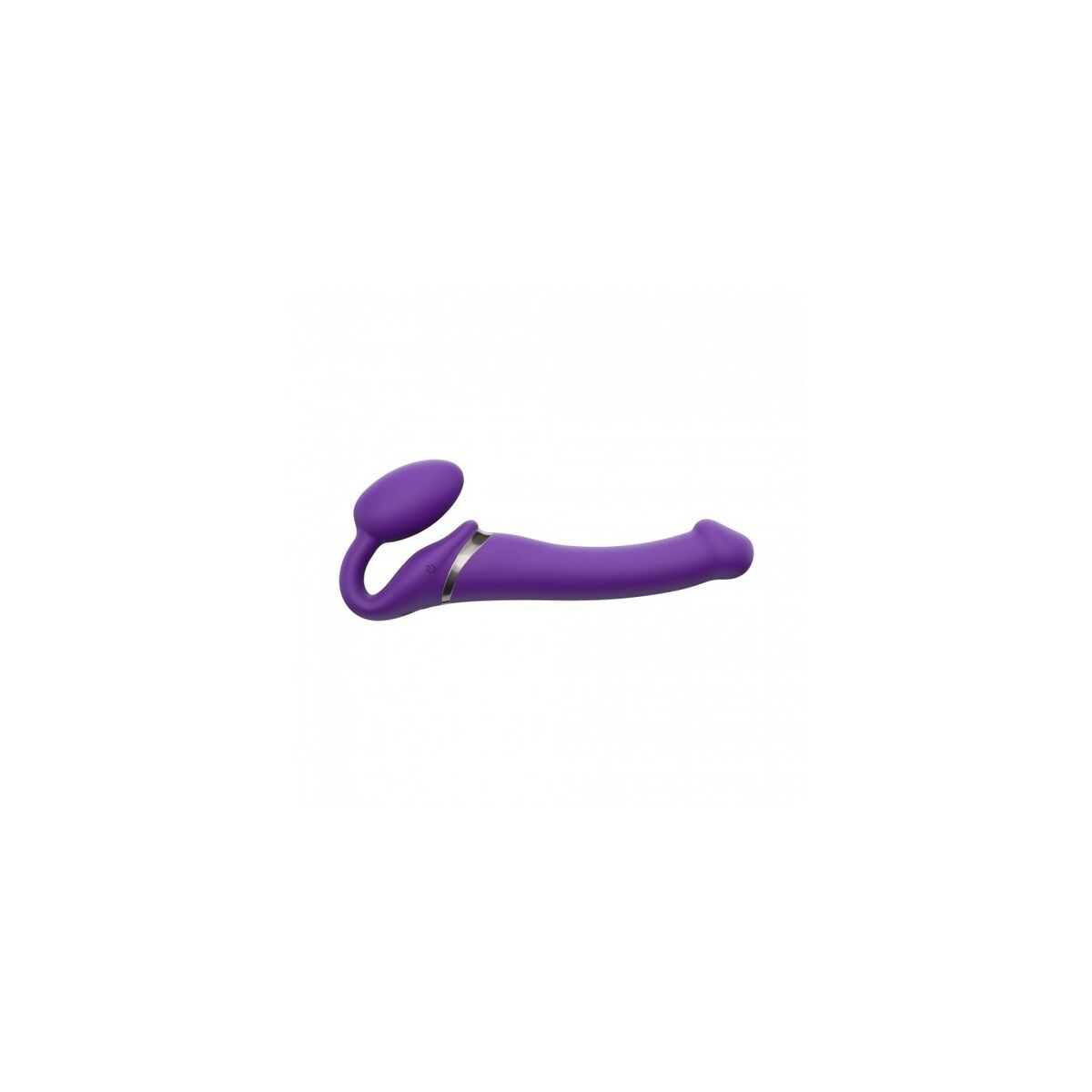 Double Penetration Stroker Masturbator mit doppelter Öffnung (Anus und Schamlippenform) Strap-on-me Purple Lila L - FlowNight