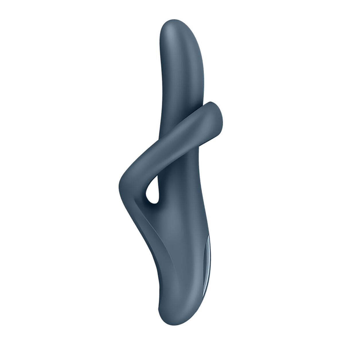 Eleganter G-Punkt Vibrator in Grau für intensive Momente - FlowNight