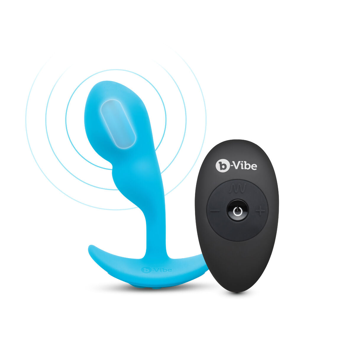 Analplug mit Fernbedienung B-Vibe Blau - FlowNight