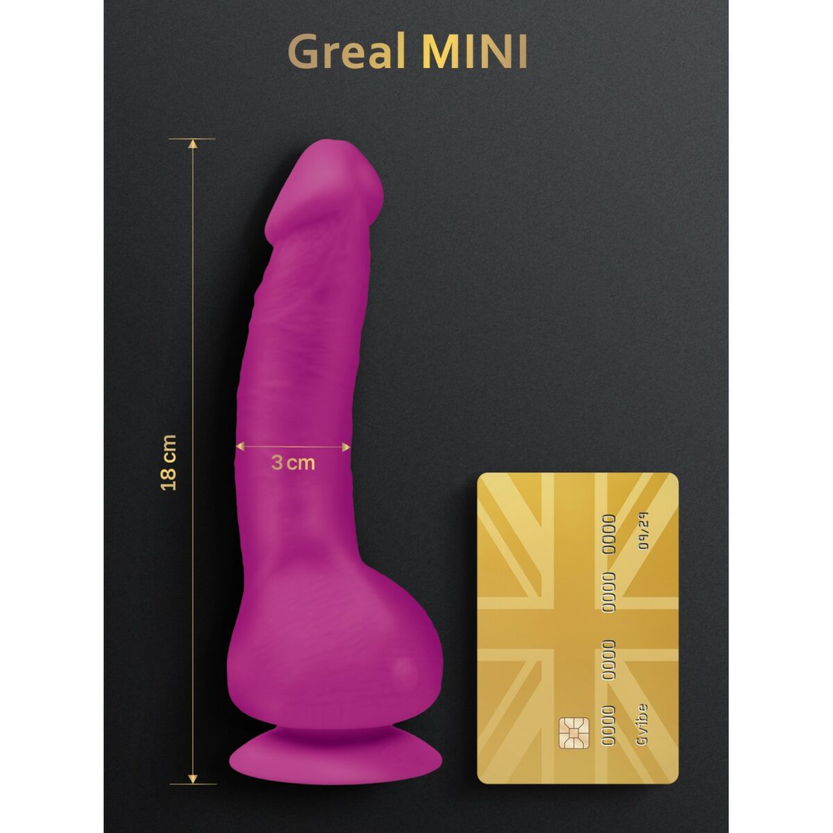 Gvibe Greal Mini: Vielseitiger Dildo in Pink - FlowNight