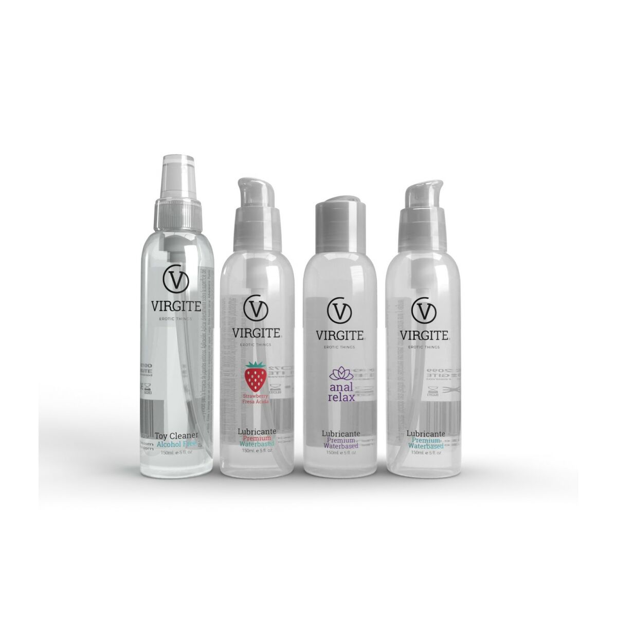 Gleitmittel Erdbeere Virgite 150 ml Sin aroma - FlowNight