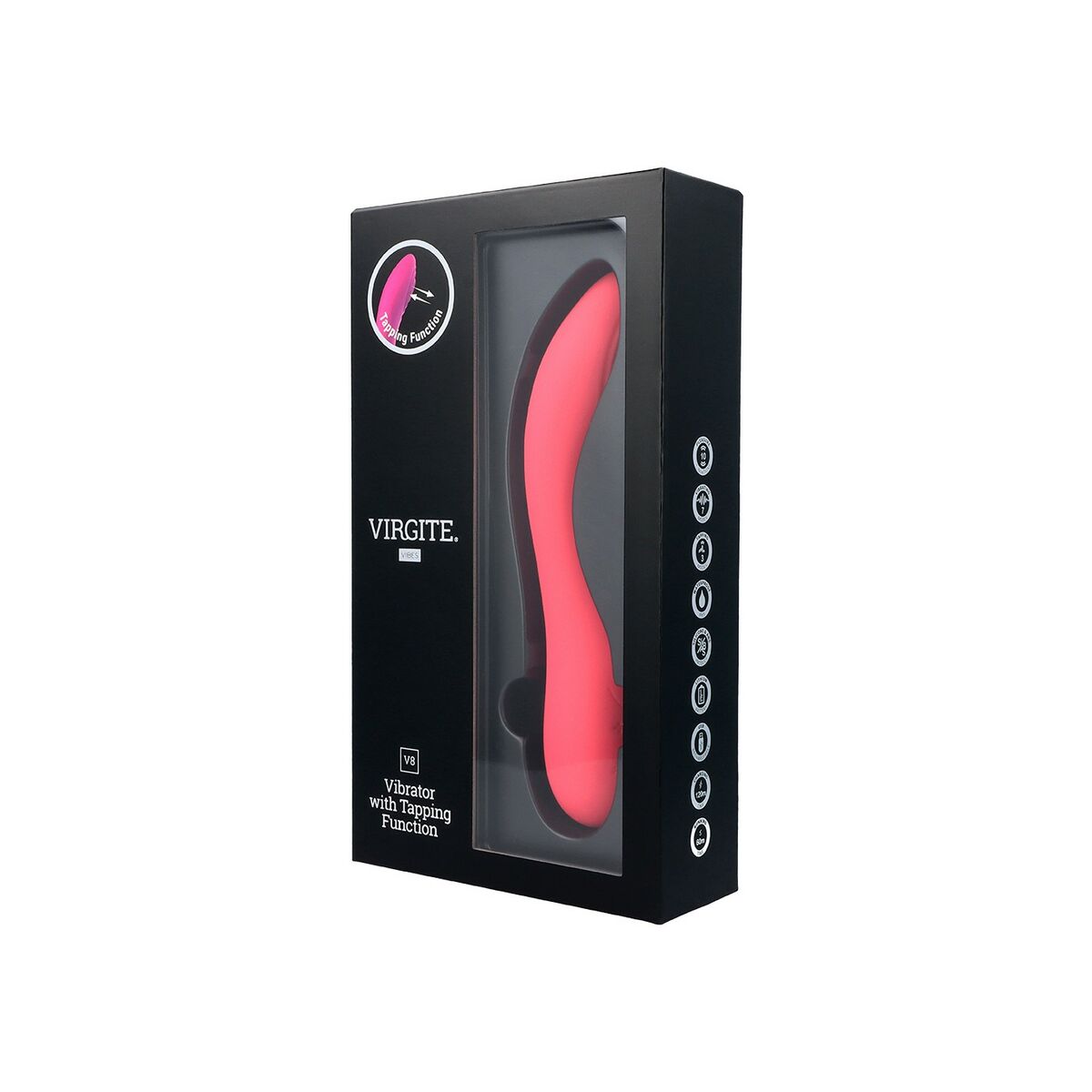 Eleganter Rosa G-Punkt Massagestab - FlowNight