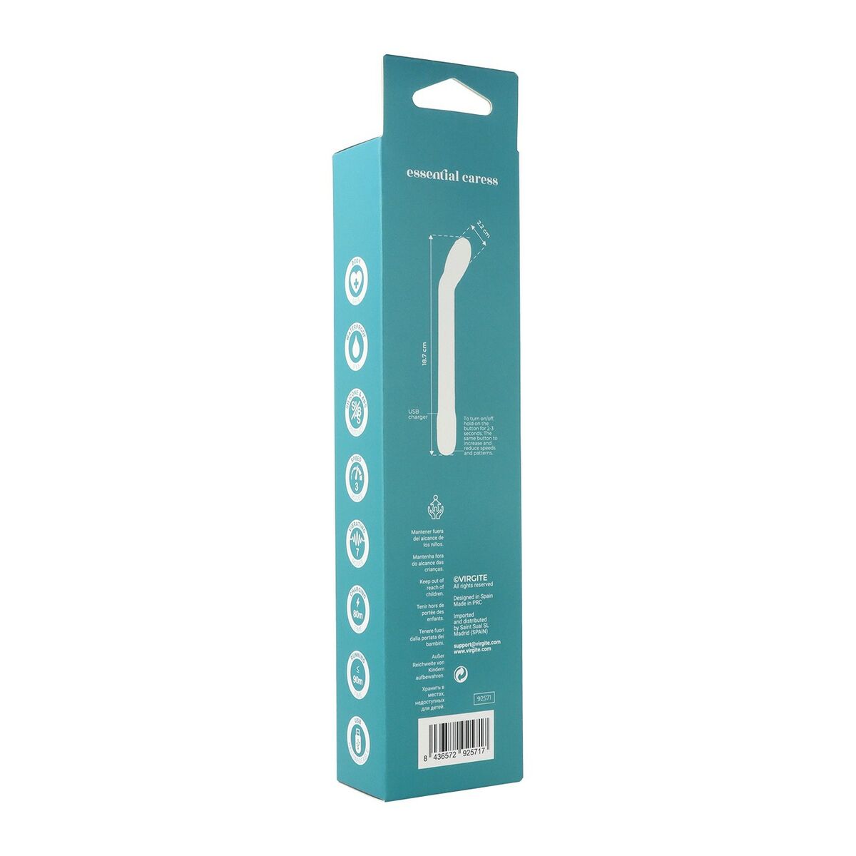 Eleganter G-Punkt Vibrator in Blau - FlowNight